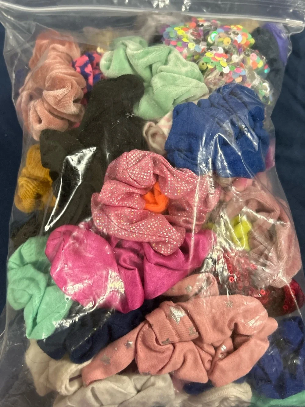Assorted Kids Scrunchie Hair Ties - Multicolor Pack